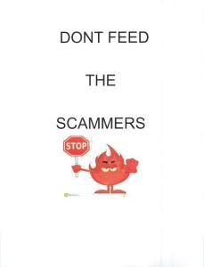 Don't Feed The Scammers