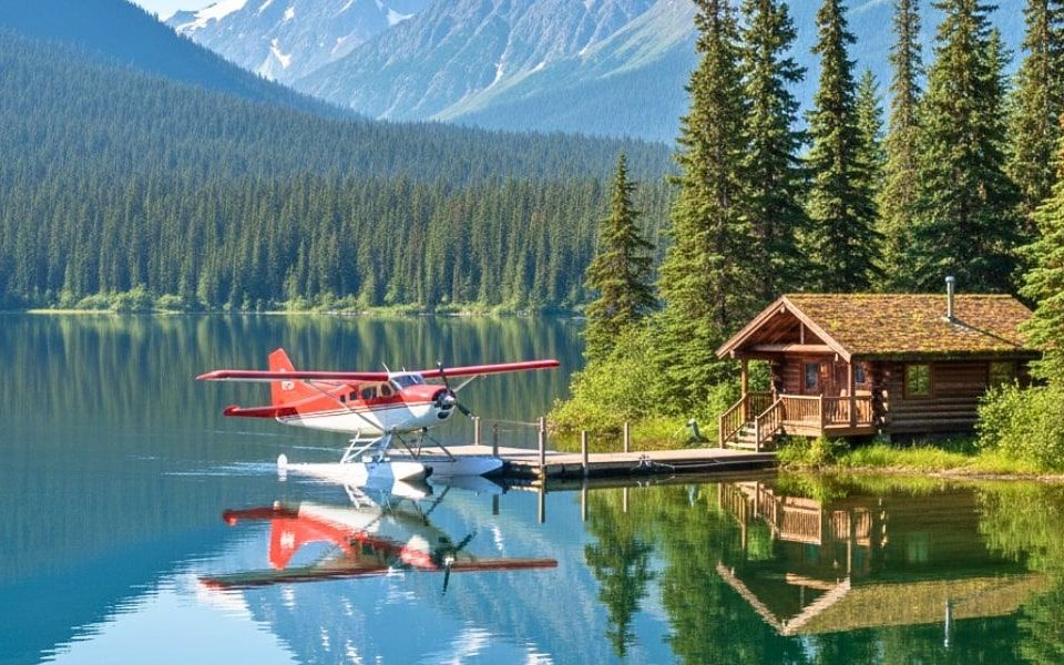 Alaska Lakefront Floatplane Property