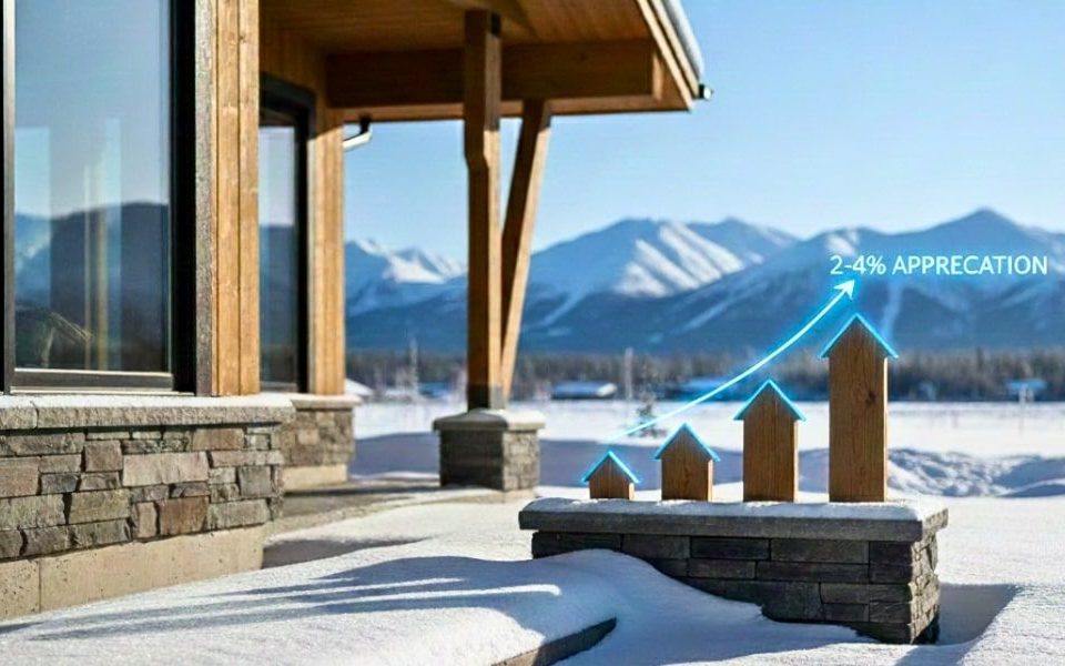 Alaska’s Mat-Su Valley symbolizing stable home appreciation