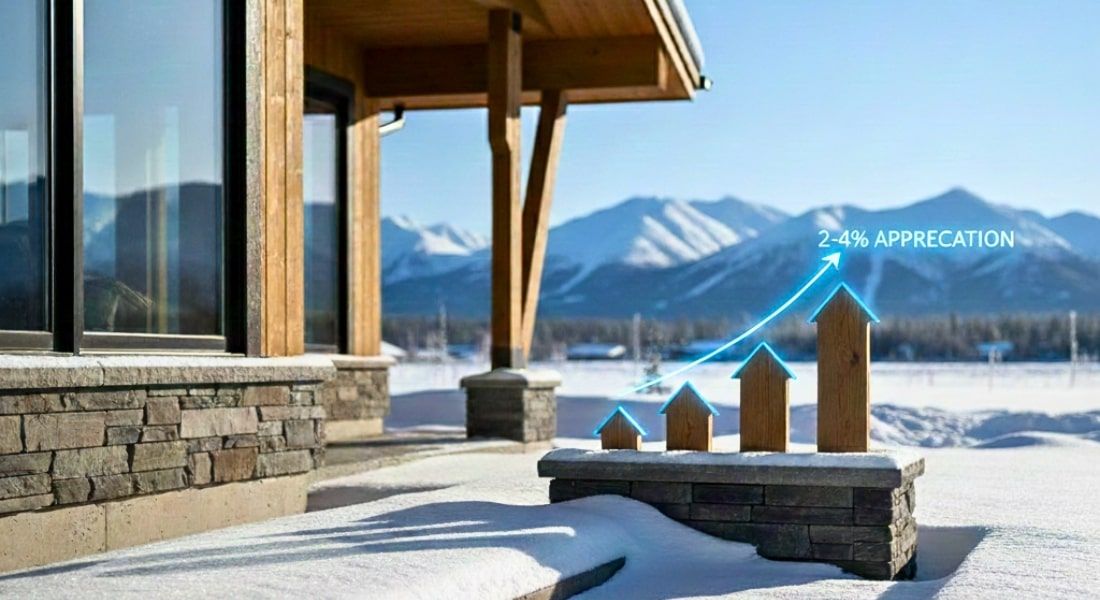 Alaska’s Mat-Su Valley symbolizing stable home appreciation