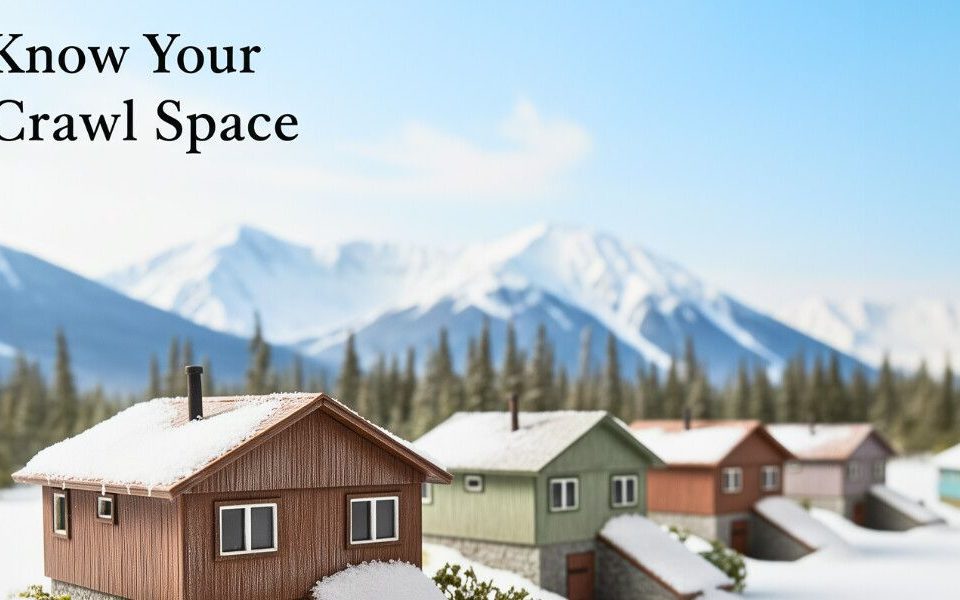 Alaska home crawl space
