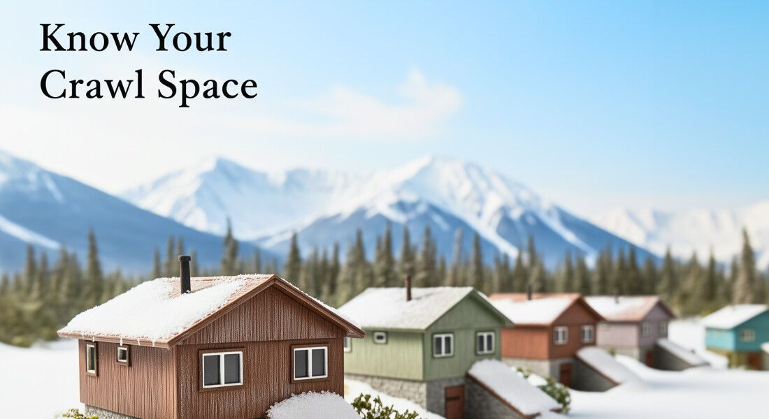 Alaska home crawl space